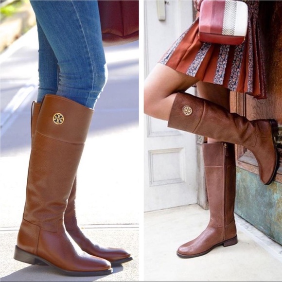 Tory Burch Shoes - Tory Burch Junction Riding Boot Brown Size 10